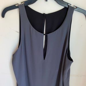 Reversible black and grey top